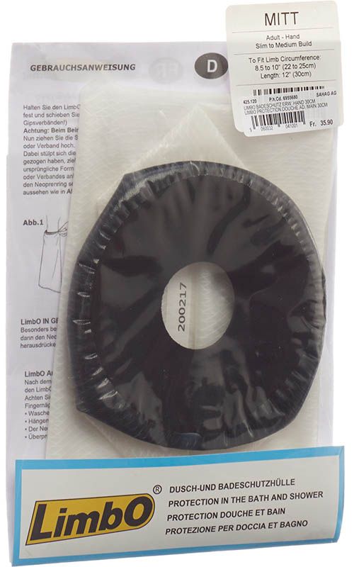 Limbo Badeschutz 30cm Hand Erwachsene