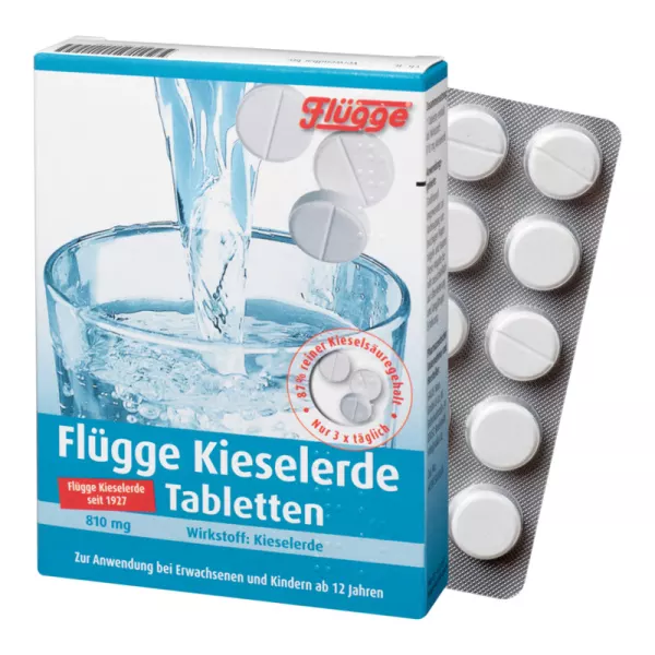 Flügge Kieselerde Tabletten 120 Stück Flügge Kieselerde Tabletten 120 Stück