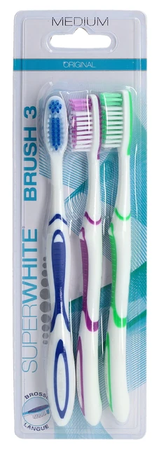 SUPERWHITE Zahnbürste Brush 3 mittel 3