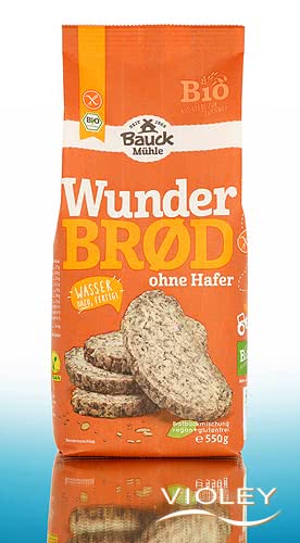 Bauckhof Backmischung Wunderbrot ohne Hafer 550g