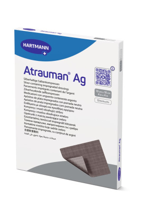 Atrauman Ag Kompressen 10x10cm steril 10 Stück