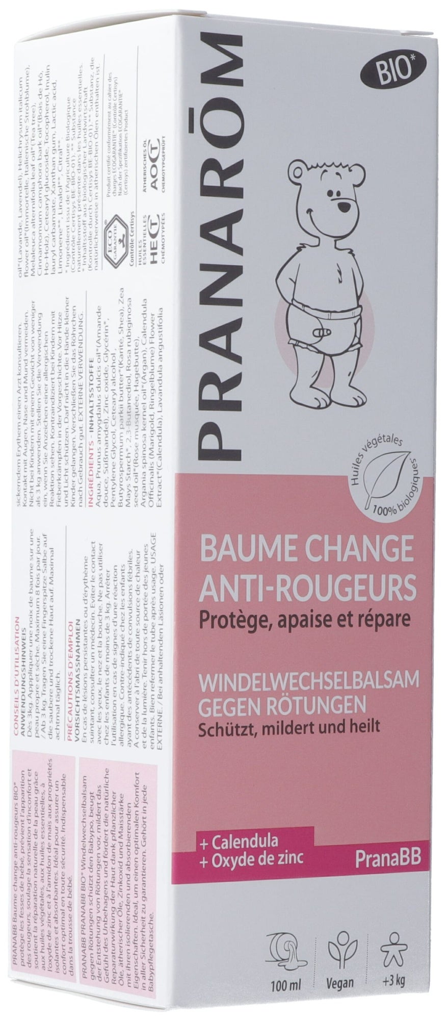 PRANAROM PranaBB Anti-Rötungs-Windelbalsam Bio Eco 100ml PRANAROM PranaBB Anti-Rötungs-Windelbalsam Bio Eco 100ml