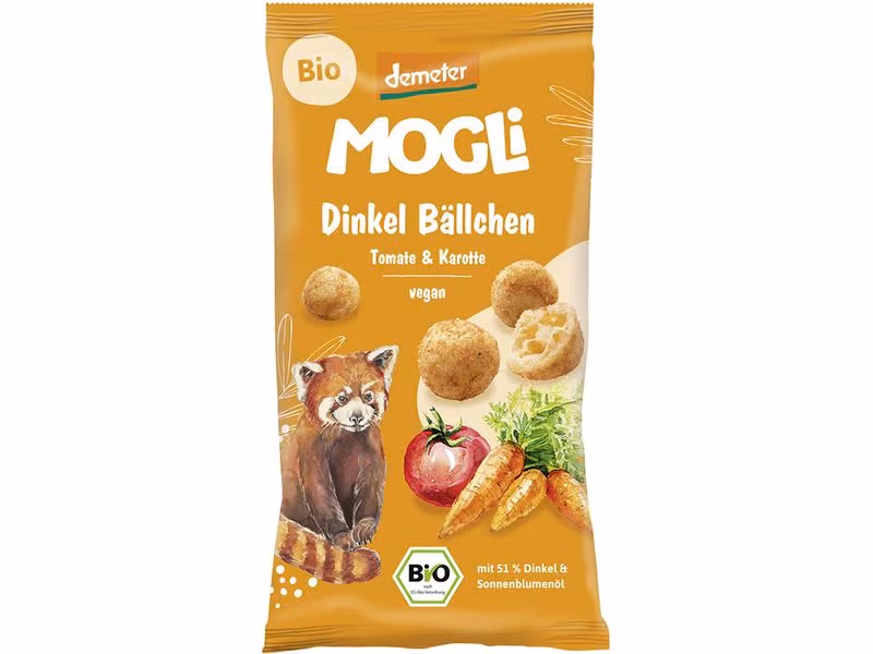 MOGLI Dinkel Bällchen Tomate und Karotte 40g