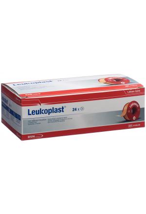 LEUKOPLAST Fixierpfla 9.2mx1.25cm hf o Ring 24 Stück LEUKOPLAST Fixierpfla 9.2mx1.25cm hf o Ring 24 Stück