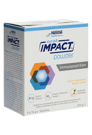 Impact Oral Immunonutrition Plv Vanille 5 x 74g