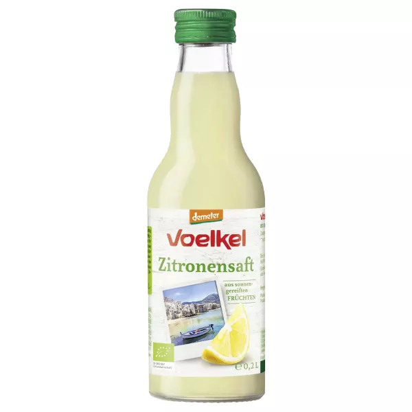 Voelkel Zitronensaft Demeter Glasflasche 200ml