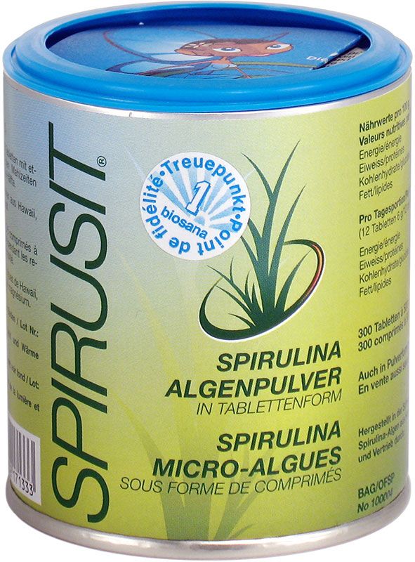SPIRUSIT Mikroalgen Tabletten 500 mg Ds 300 Stück