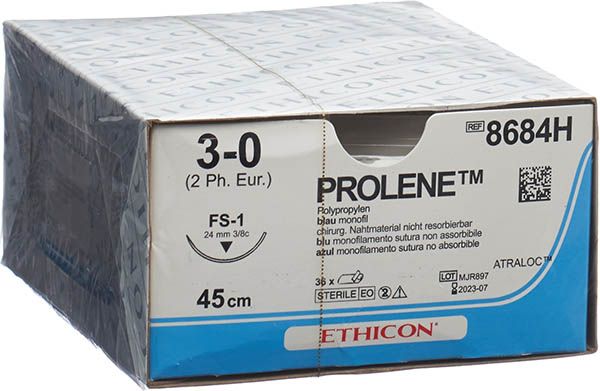 PROLENE 45cm blau 3-0 FS-1 36 Stück