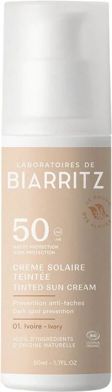 ALGA MARIS Sonnencreme Gesicht getönt LSF50 elf Disp 50ml