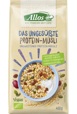 ALLOS Das ungesüsste Protein-Müsli Btl 450g
