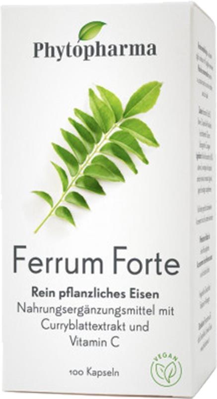 Phytopharma Ferrum Forte Kapseln 100 Stück Phytopharma Ferrum Forte Kapseln 100 Stück
