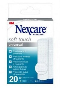 3M Nexcare Soft Touch universal Pflaster 25x72mm 20 Stück 3M Nexcare Soft Touch universal Pflaster 25x72mm 20 Stück