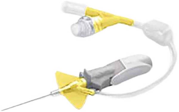 BD NEXIVA Kath Syst 24G 0.7x19mm Y-Ver gelb 20 Stück