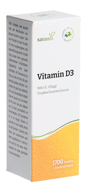 sanasis Vitamin D3 Tropfen Flasche 50ml