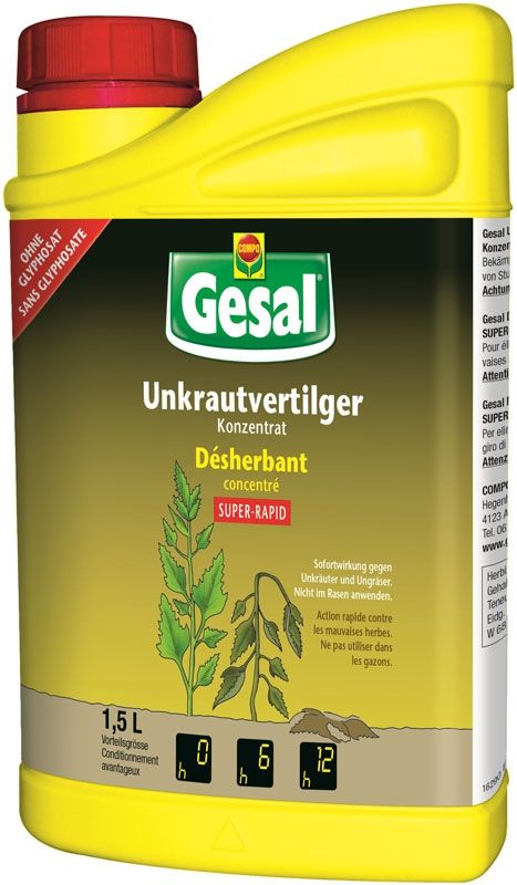 GESAL Unkrautvertilger Konz Super-Rapid 1500ml GESAL Unkrautvertilger Konz Super-Rapid 1500ml