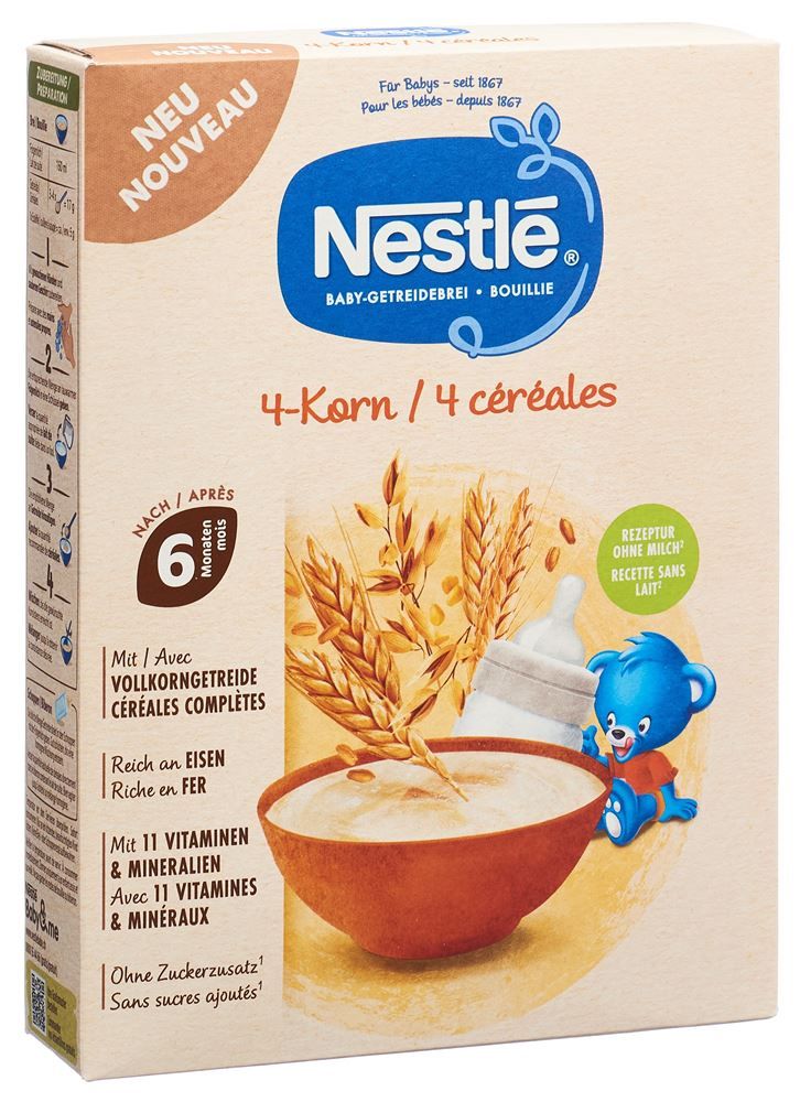 Nestlé Baby-Getreidebrei 4-Korn 180g