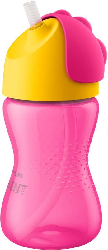 Philips AVENT Strohhalm-Becher 300ml Girl rosa