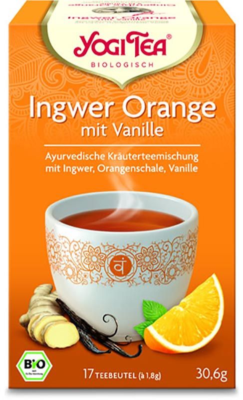 Yogi Tea Ingwer Orange mit Vanille 17 Btl 1.8g Yogi Tea Ingwer Orange mit Vanille 17 Btl 1.8g