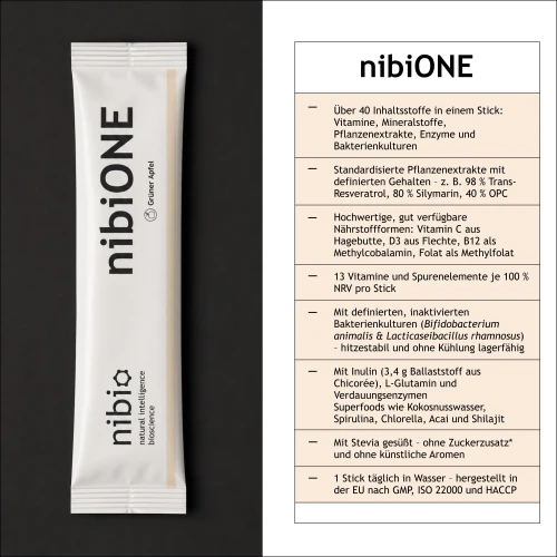 nibiONE All-in-One Vitamin & Mineralstoffdrink 30 Sticks