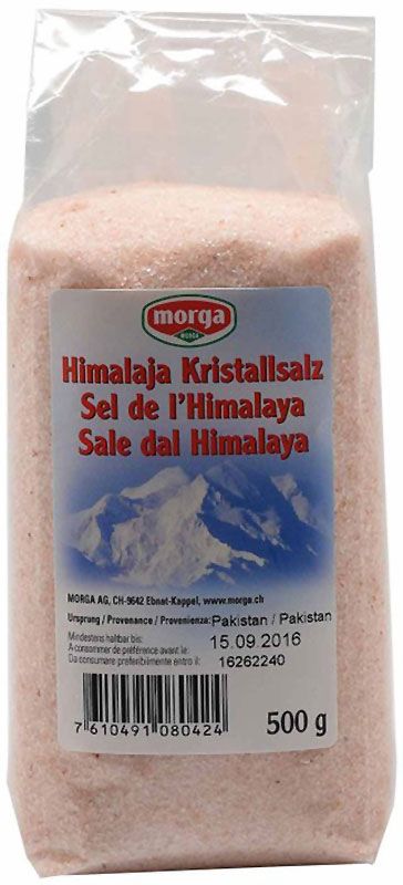 Morga Himalaya Kristallsalz Btl 500g Morga Himalaya Kristallsalz Btl 500g
