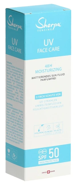 Sherpa Tensing Sun Fluid 48h Hydration SPF 50 50ml