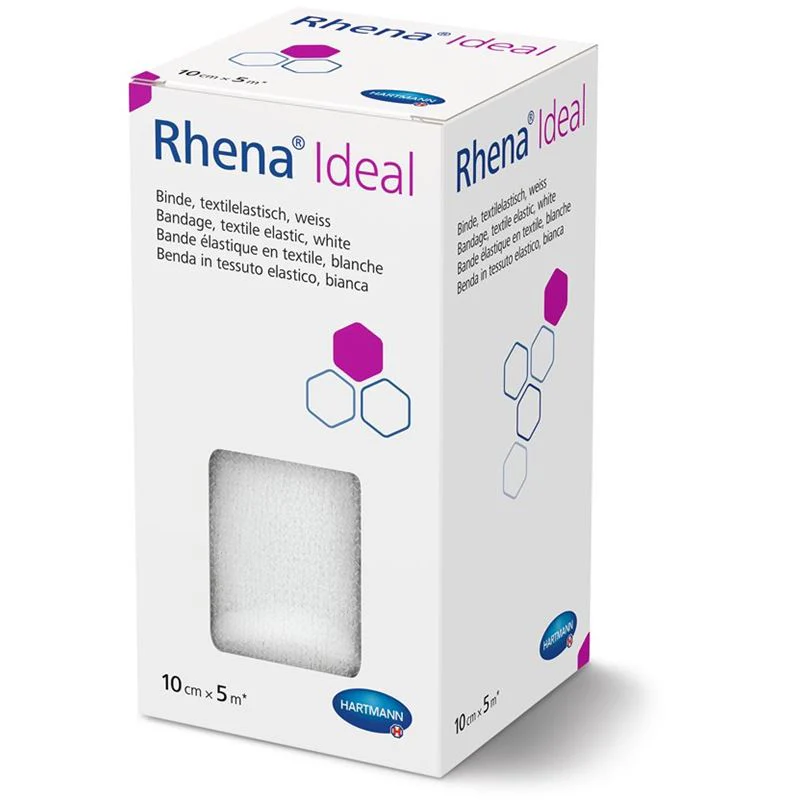 Rhena Ideal Elastische Binde 10cmx5m weiss n Rhena Ideal Elastische Binde 10cmx5m weiss n