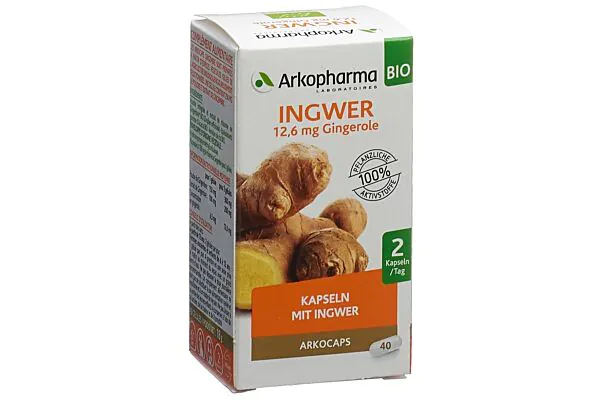 Arkocaps Ingwer Kapseln Bio 40 Stück Arkocaps Ingwer Kapseln Bio 40 Stück