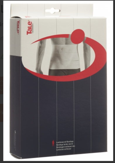 Tale Lumbosacral Band 22.5/111-150cm Pelotte weiss