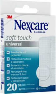 3M Nexcare Pflaster Soft Touch Universal 3 Grössen assortiert 20 Stück 3M Nexcare Pflaster Soft Touch Universal 3 Grössen assortiert 20 Stück