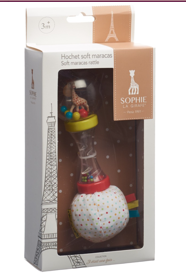 Sophie la girafe Rassel soft maracas
