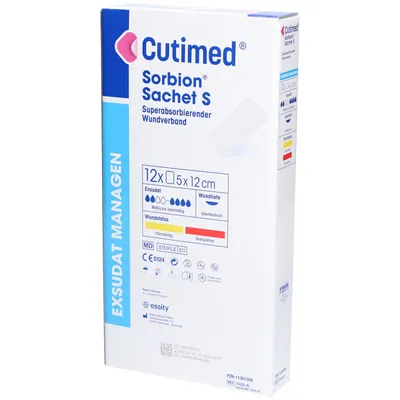 Cutimed Sorbion Sachet S 12 x 5 cm 25 Stück