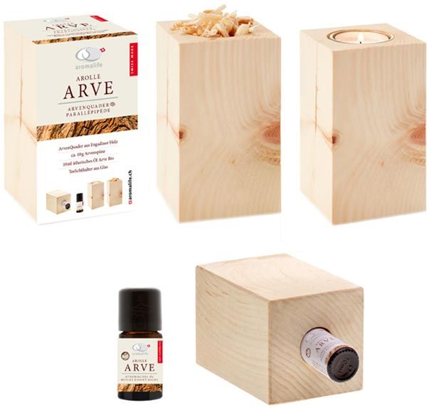 AROMALIFE ARVE ArvenQuader m äth Bio Öl Arve 10ml AROMALIFE ARVE ArvenQuader m äth Bio Öl Arve 10ml