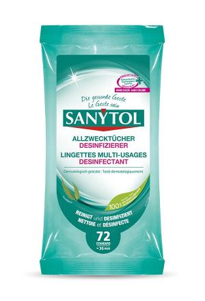 Sanytol Allzwecktücher Desinfizierer Btl 72 Stück Sanytol Allzwecktücher Desinfizierer Btl 72 Stück