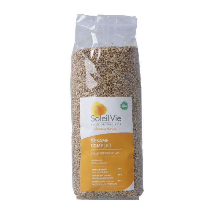 Soleil Vie Vollkorn-Sesam-Samen Bio 500g