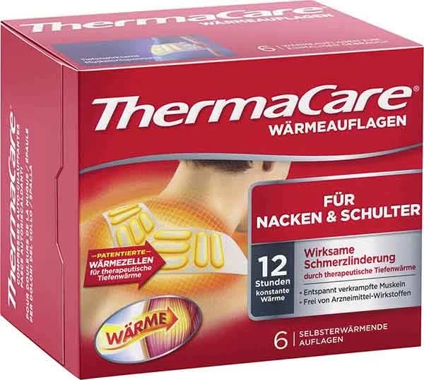 THERMACARE Nacken Schulter Arm Patch 6 Stück