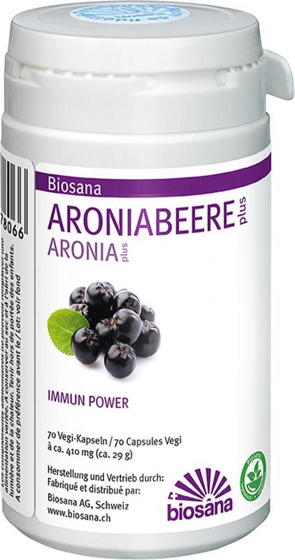 BIOSANA Aroniabeere plus Kaps Ds 70 Stück BIOSANA Aroniabeere plus Kaps Ds 70 Stück