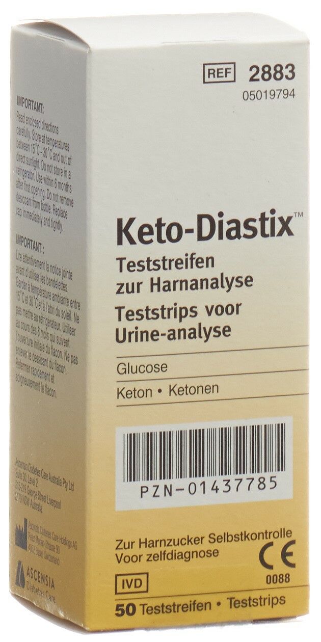 Keto-Diastix Streifen 50 Stück