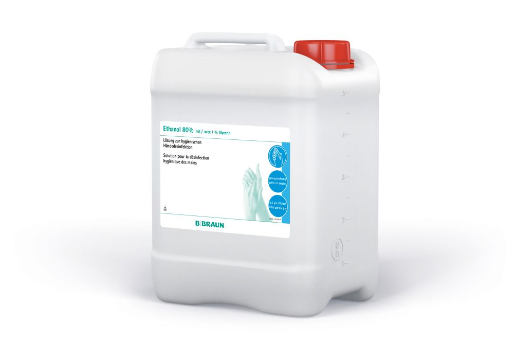 B. BRAUN Ethanol 80% Glycerin 1% Kanister 5lt