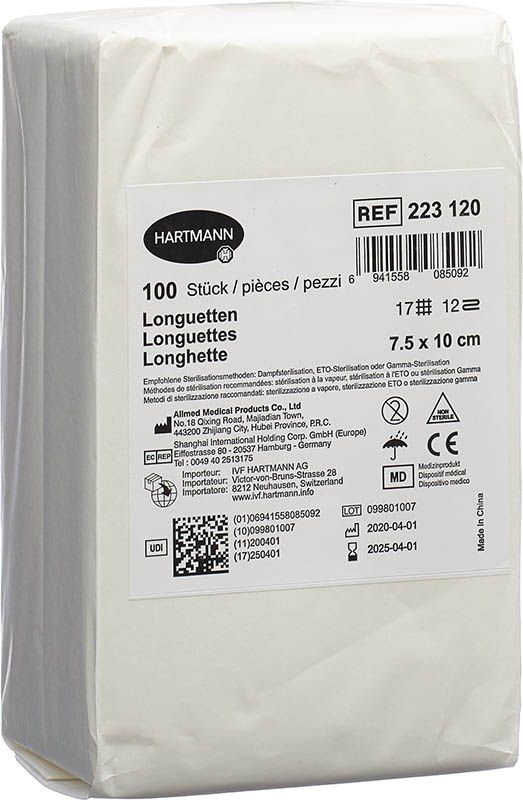 IVF Longuetten T17 7.5x10cm 12fach 100 Stück