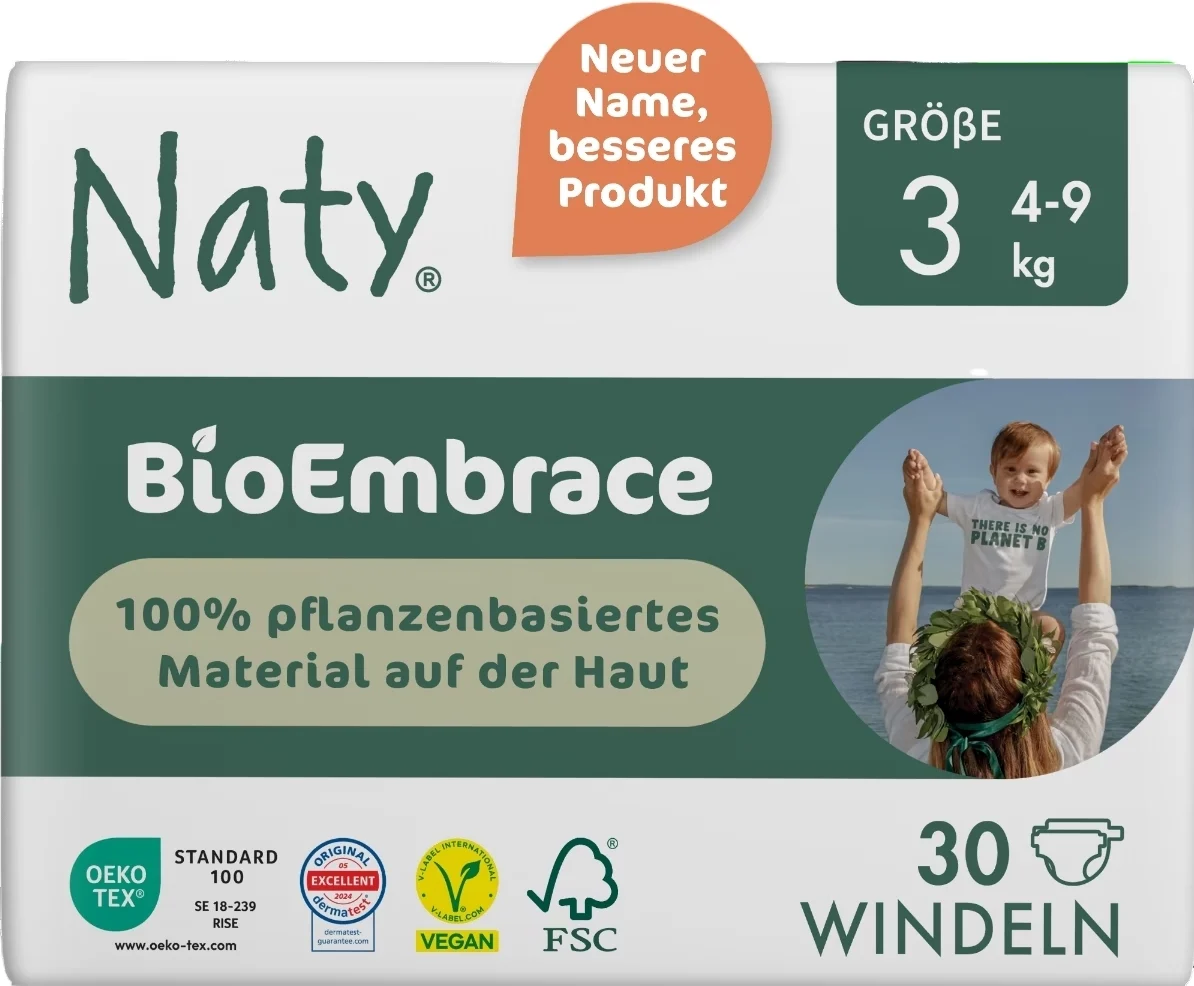 NATY Windel Midi Nr3 4-9kg Btl 30 Stück