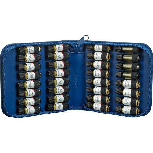 Omida Taschenapotheke Etui leer 32 Laschen Blau 2g