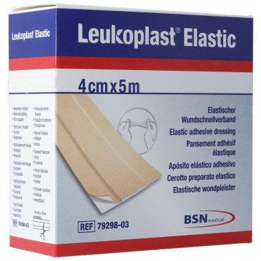 Leukoplast Elastic 4cmx5m Rolle