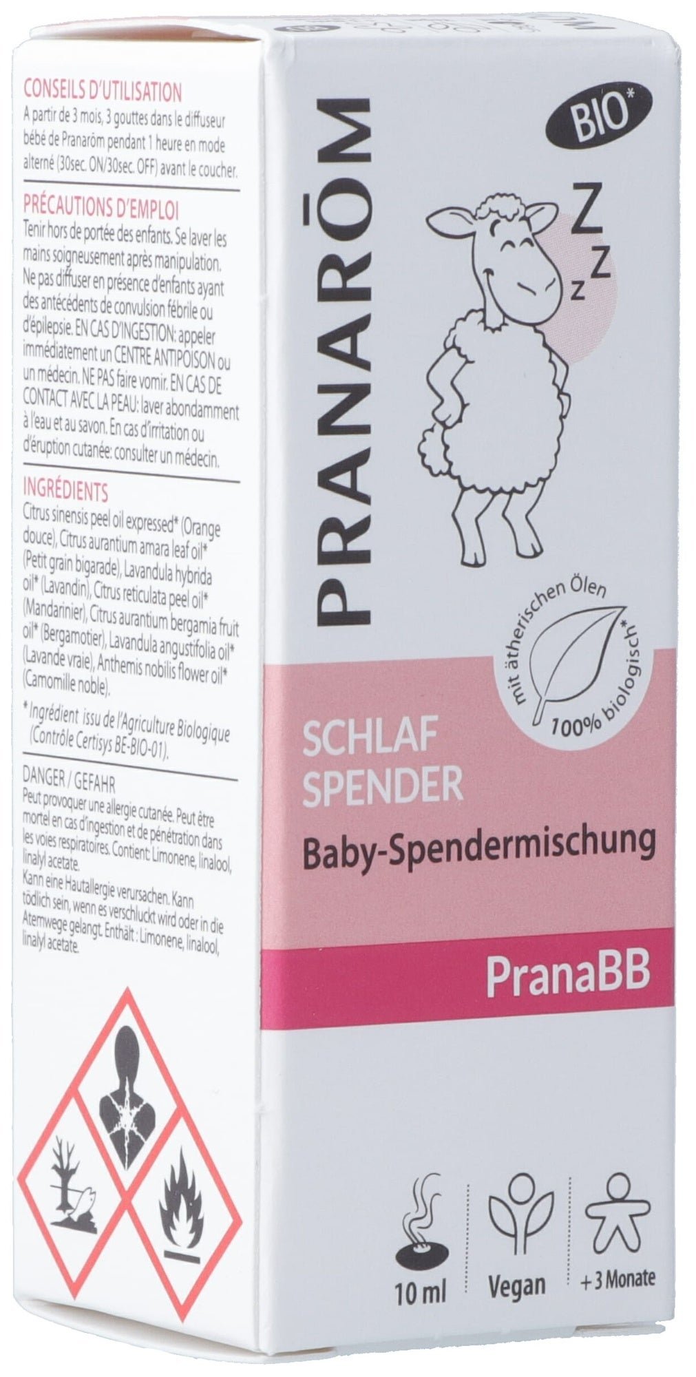 PRANAROM PranaBB Mischun Schlafspendend Bio Eco 10ml PRANAROM PranaBB Mischun Schlafspendend Bio Eco 10ml