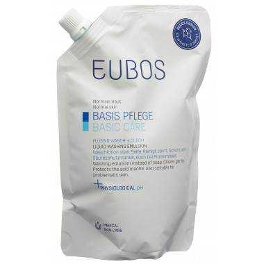 Eubos Seife liquide unparfümiert blau refill Btl 400ml