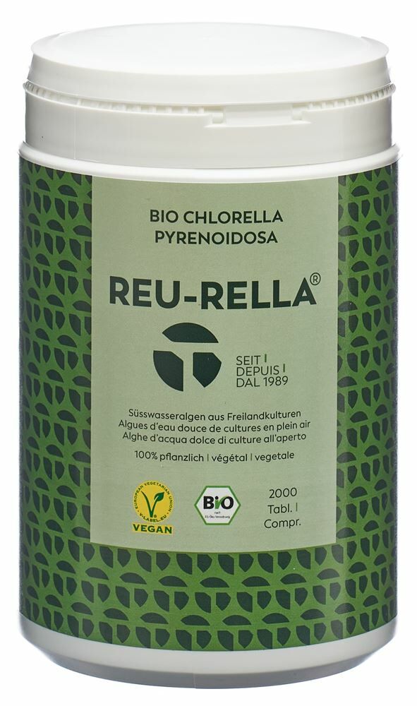 Reu-Rella Bio Chlorella Tabletten 2000 Stück Reu-Rella Bio Chlorella Tabletten 2000 Stück