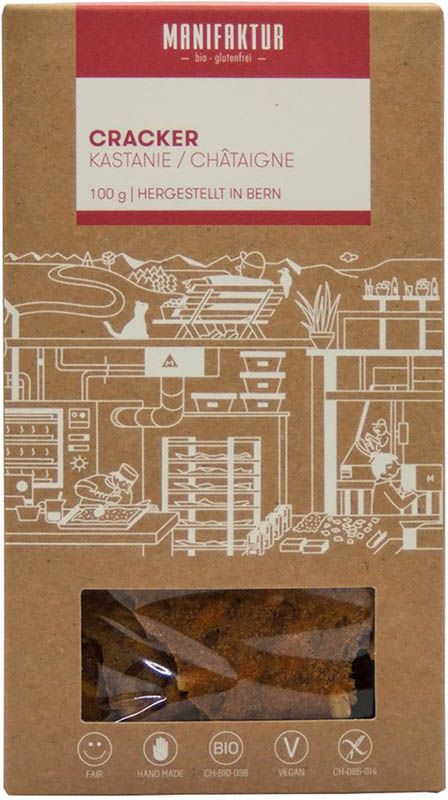 MANIFAKTUR Cracker Kastanien Bio 100g MANIFAKTUR Cracker Kastanien Bio 100g