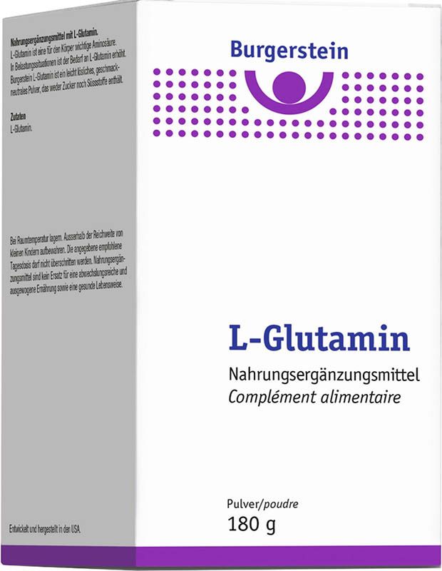 BURGERSTEIN L-Glutamin Pulver 180g BURGERSTEIN L-Glutamin Pulver 180g
