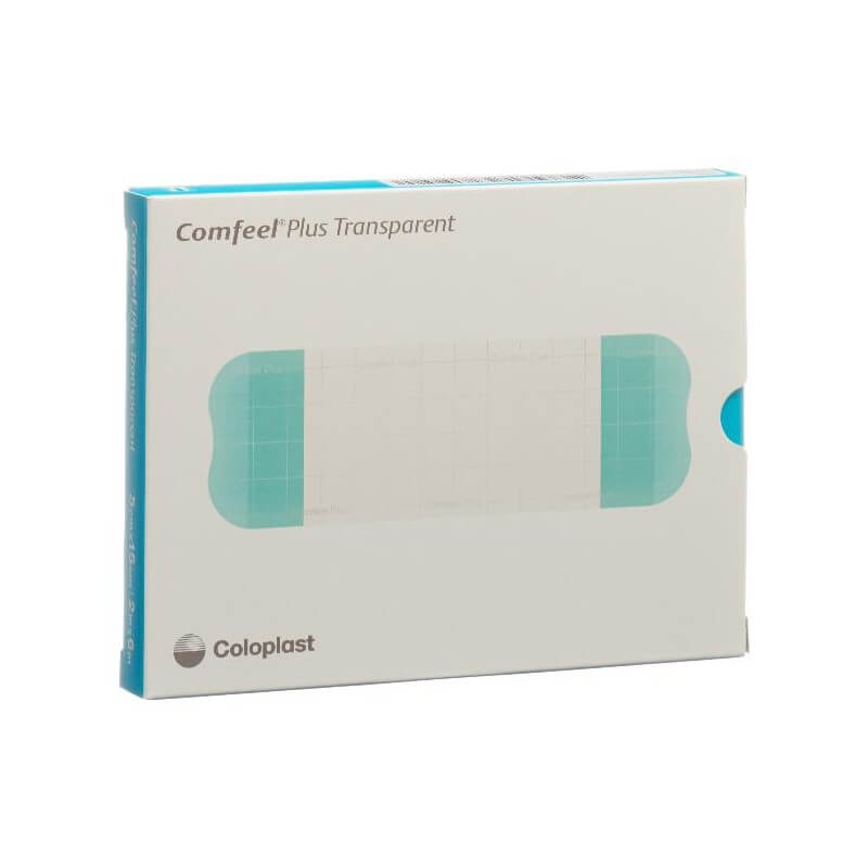 Comfeel Plus Transparent Hydrokolloid Verband 5x15cm 5 Stück