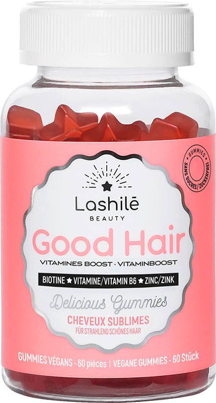 Lashilé Good Hair Gummies Flasche 60 Stück Lashilé Good Hair Gummies Flasche 60 Stück