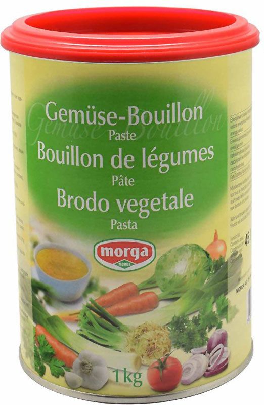 Morga Gemüse Bouillon Paste mit Speisewürze 1kg Morga Gemüse Bouillon Paste mit Speisewürze 1kg